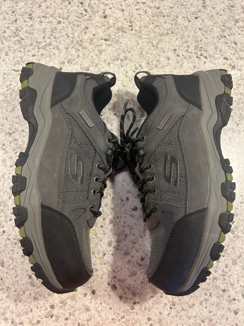 Skechers Men's Selmen-Cormack Waterproof Gray Low-Profile Shoe Extra Wide Fit - Picture 6 of 10